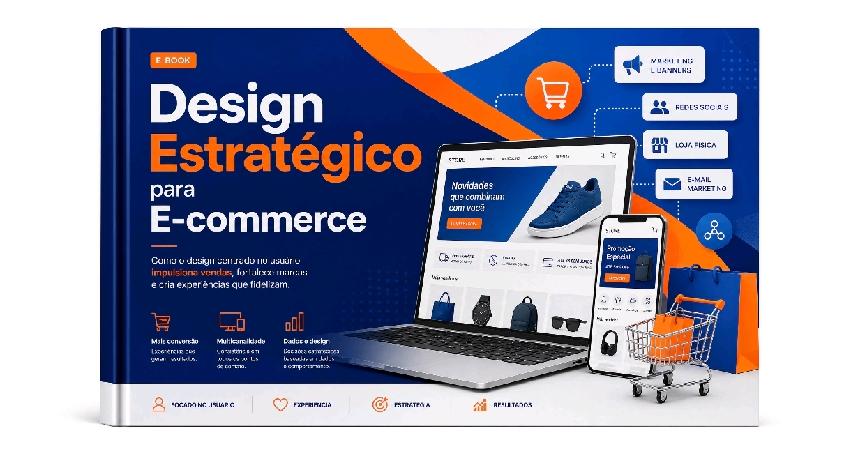 Capa do e-book Design Estratégico para E-commerce